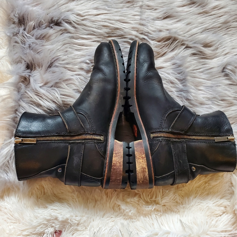 Men’s Harley Davidson Monterey Side Zip Up Boots 95002 - Picture 4 of 17